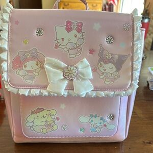 Hello Kitty Her Universe Pastel Pink and Purple Backpack from Hot Topic